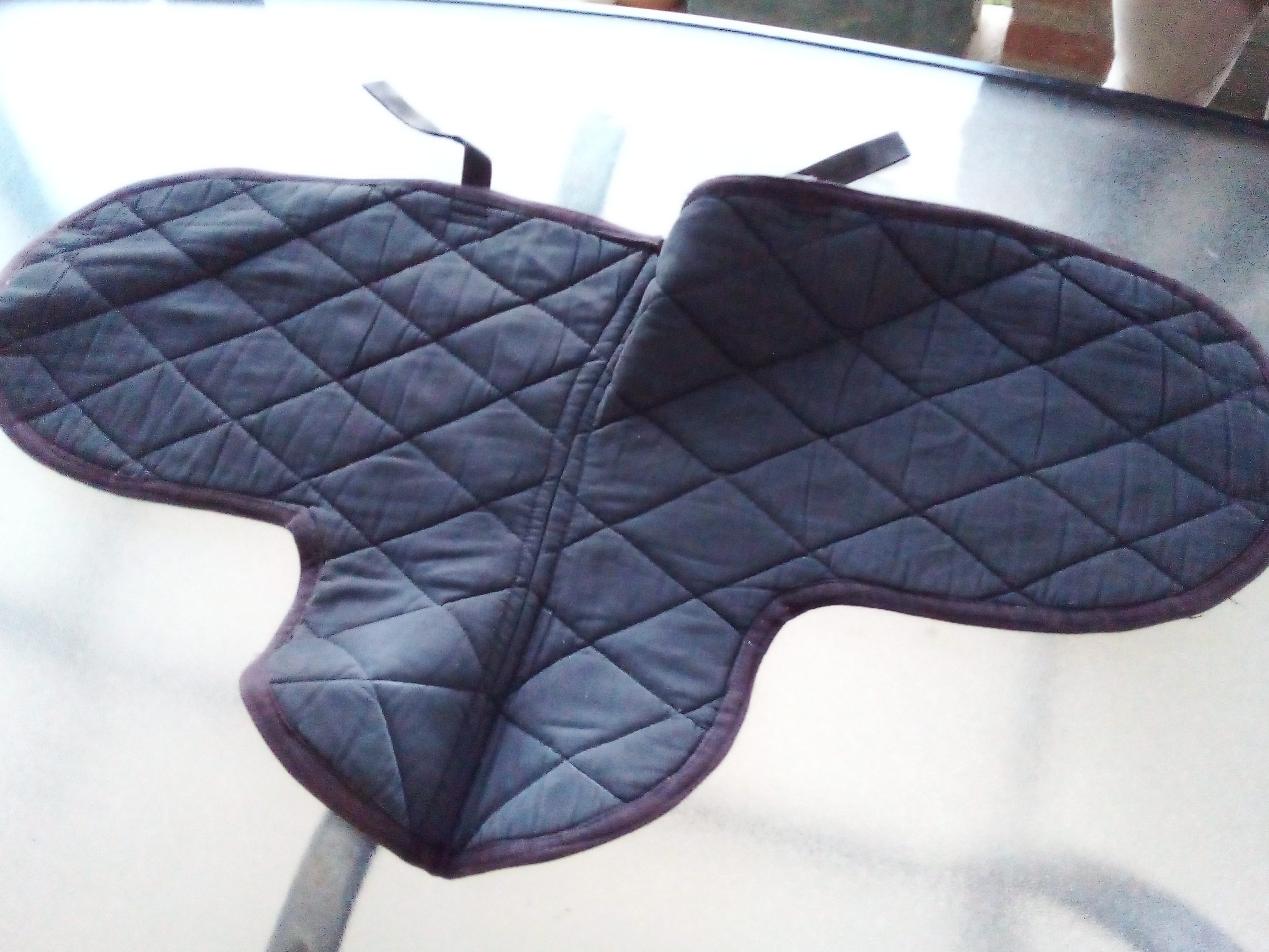 shaped saddle pad