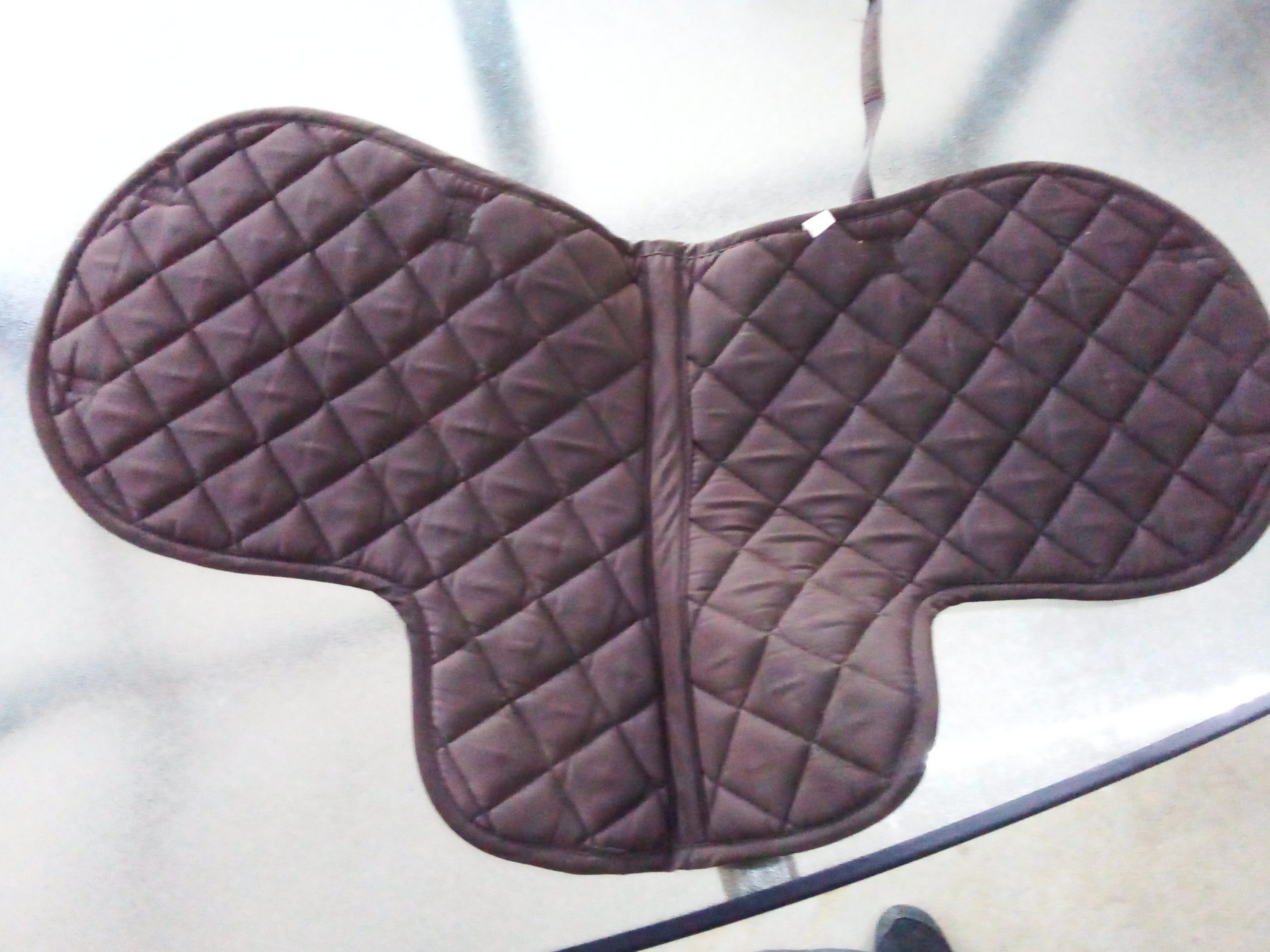 shaped saddle pad