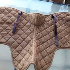 shaped saddle pad