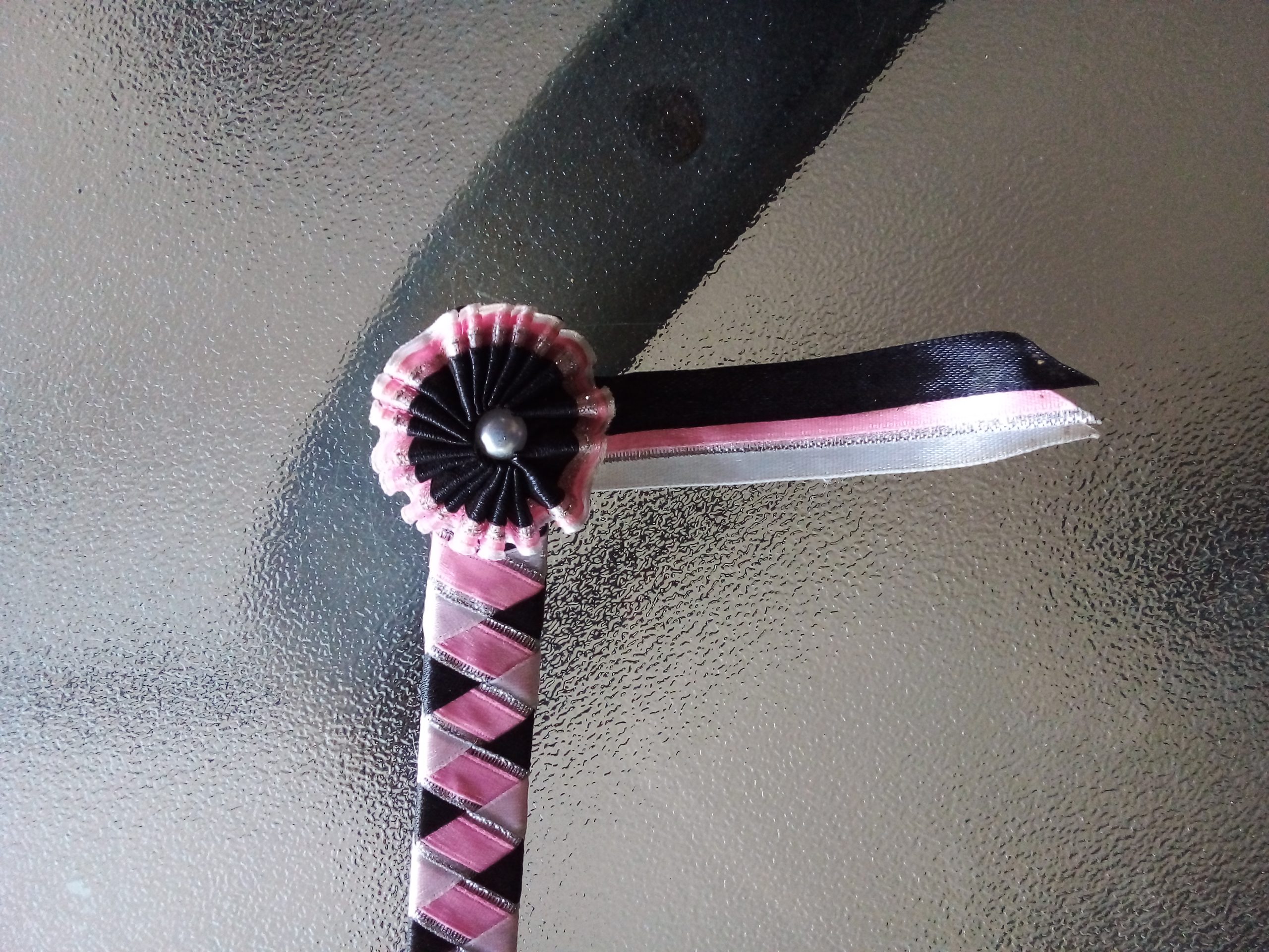 Black & Pink Browband