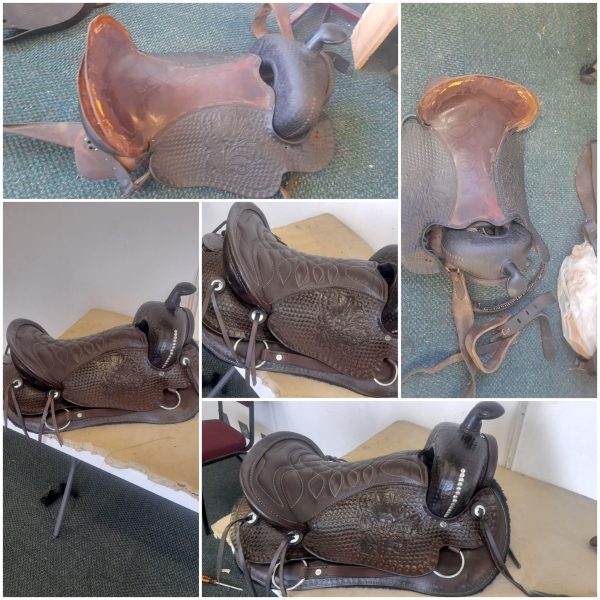 Saddle repairs before and after pictures