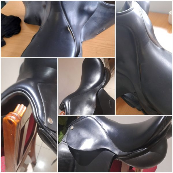 Saddle repairs before and after pictures